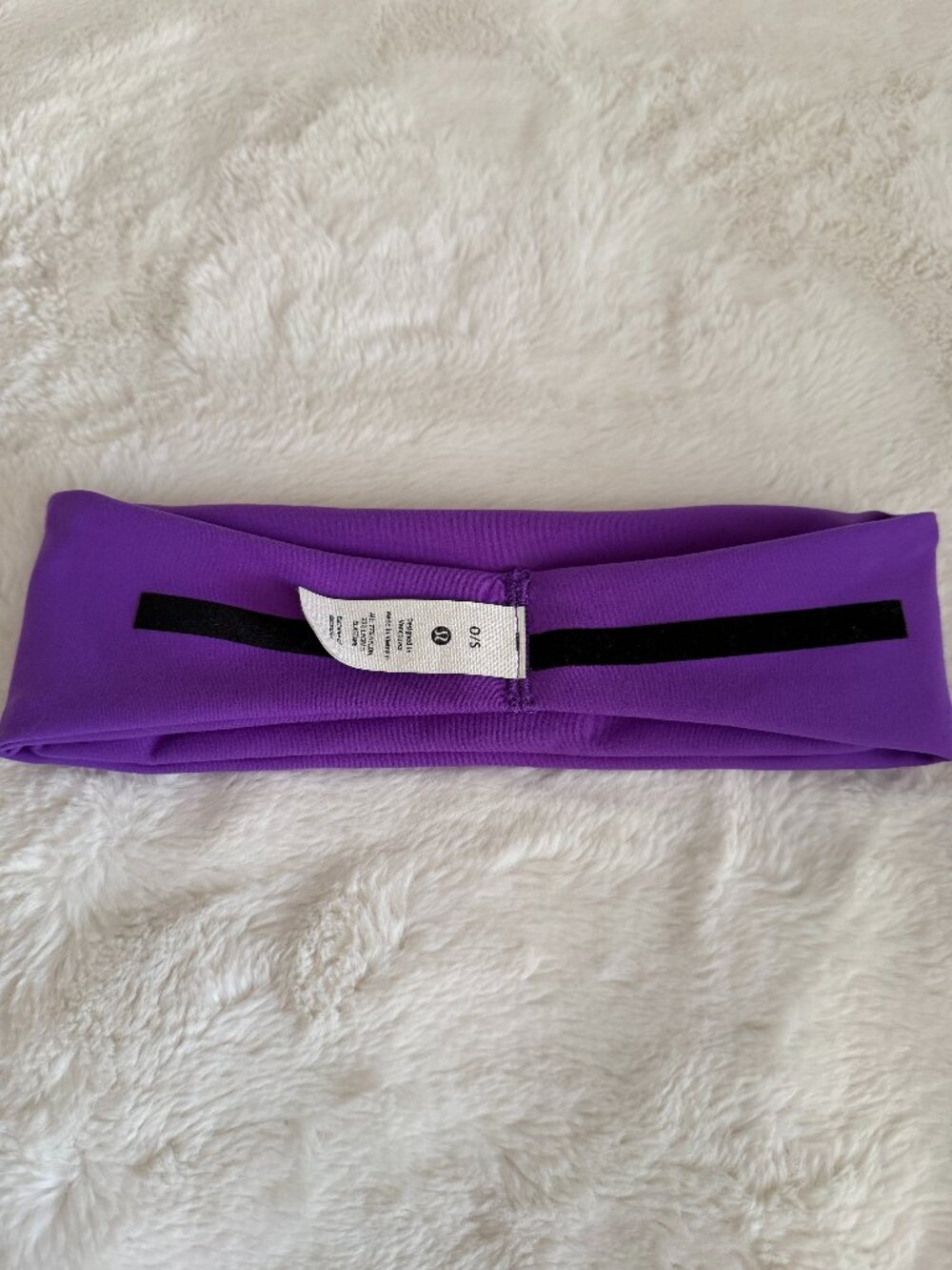 Lululemon Womens Wunder Train Wide Purple Headband - Picture 5 of 7